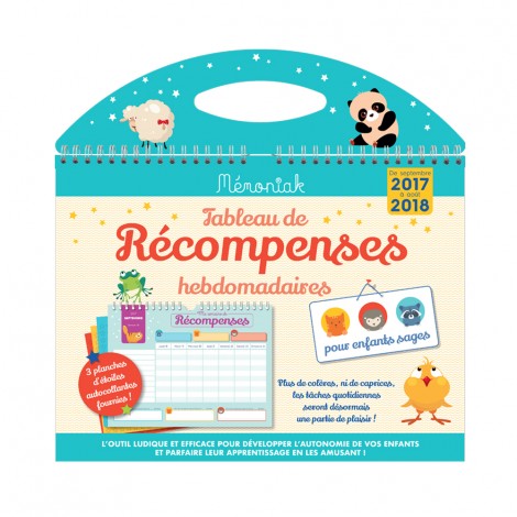 Le tableau des récompenses hebdomadaires