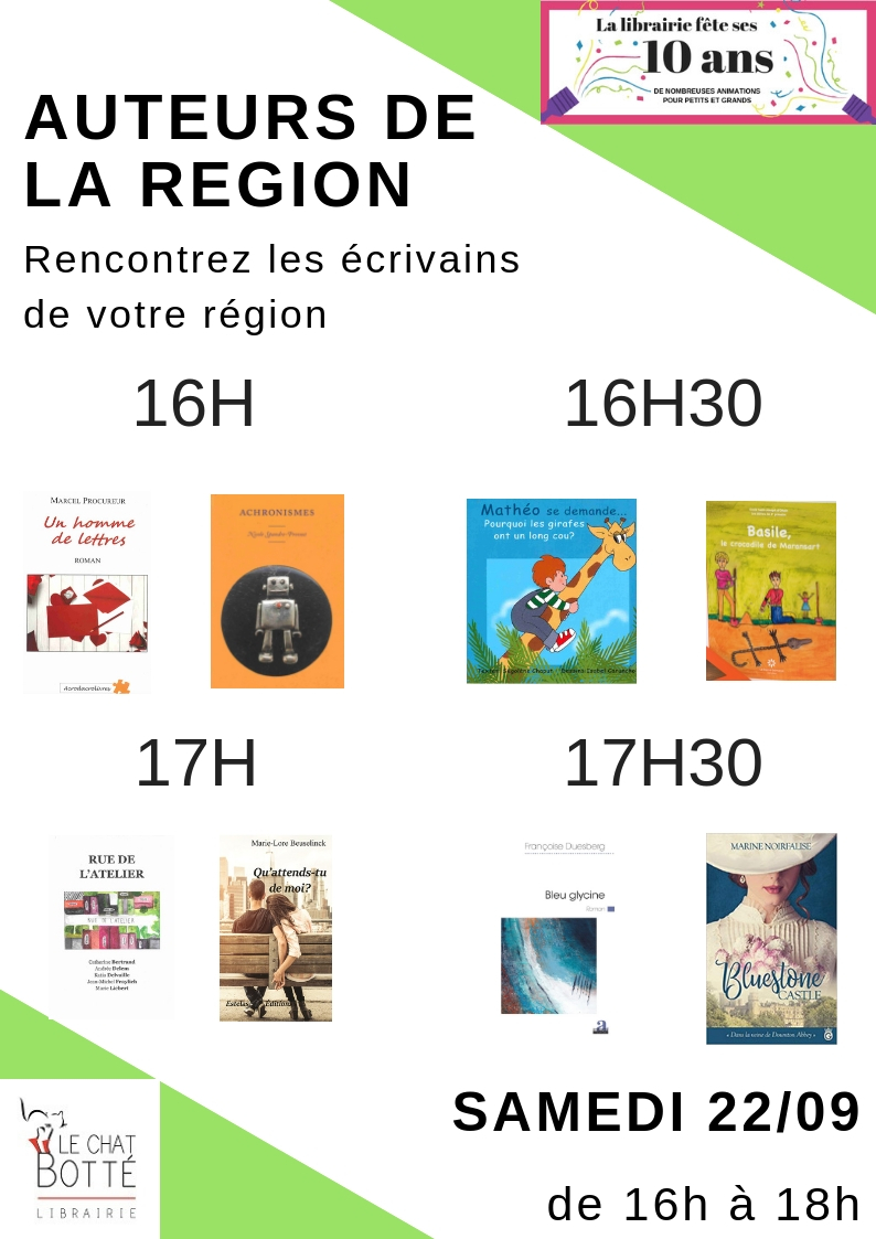 Auteurs de la région